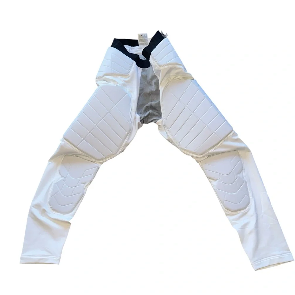 NWOT NIKE Pro Hyperstrong White Padded Football Pants Hip Thigh Knee Pads